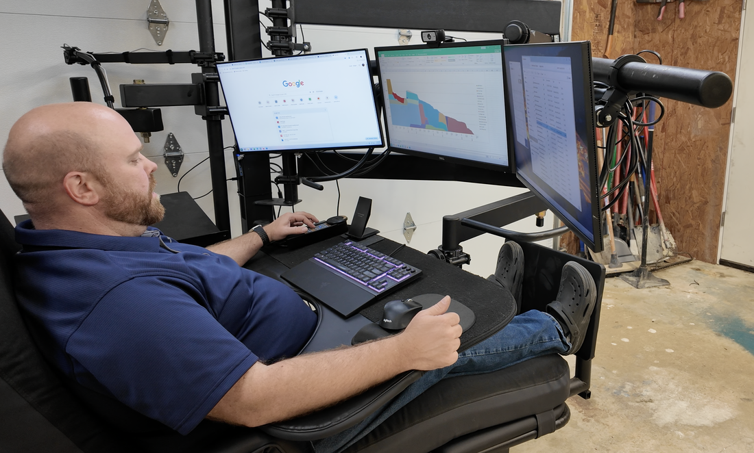 How EJ Beat Hip / Foot Pain with a Zero Gravity Workstation 0b-XL