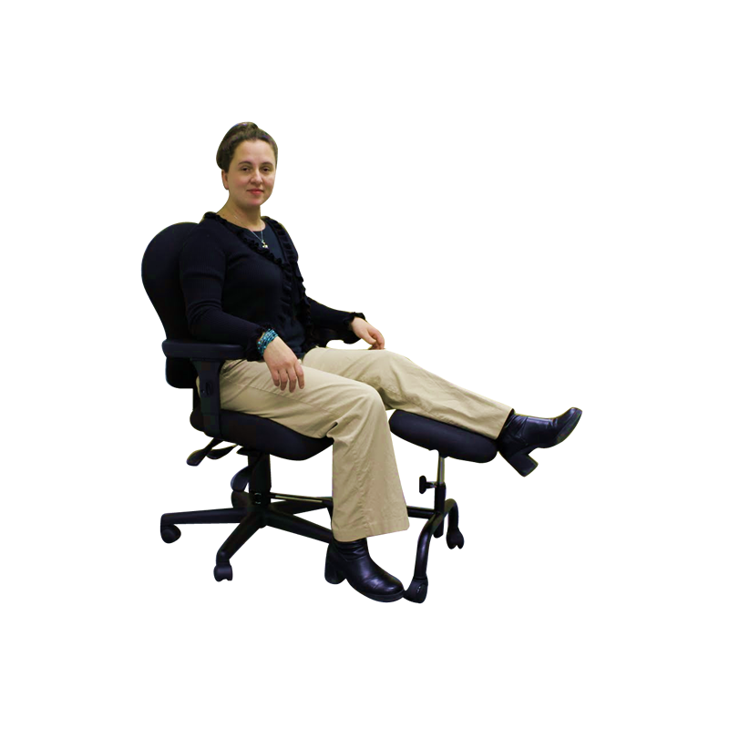 Office chair leg support
