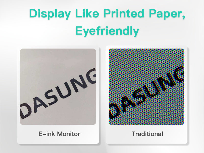 DASUNG 253 (Revolutionary): World First Ultra-fast 25.3" E-ink Monitor 33 Hz (with front light & VESA stand) Dasung