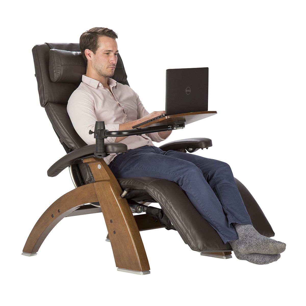 Perfect Chair Laptop Desk man working