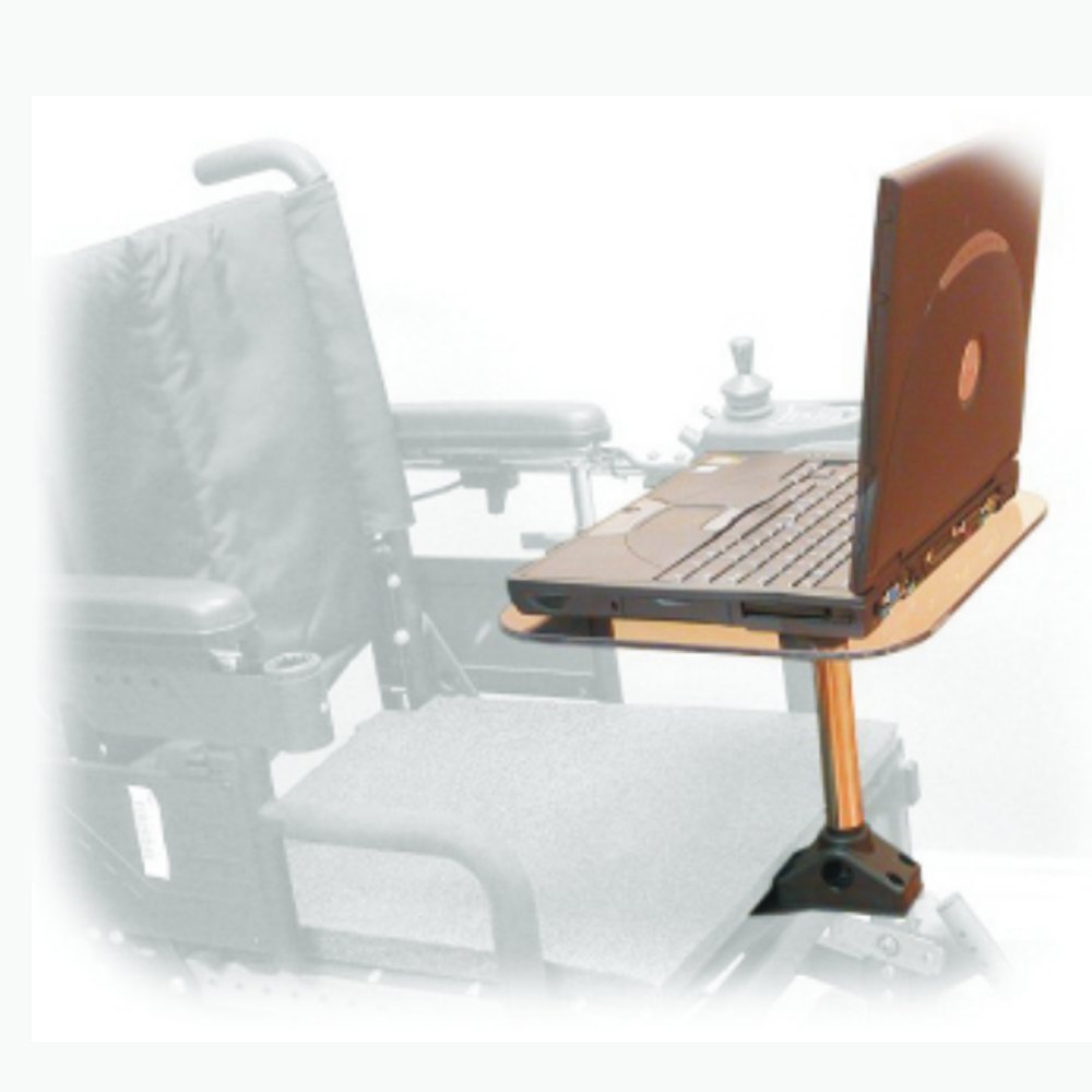 Scotty Using Computer Scotty Kristen Slide-in Base Wheelchair Tray System