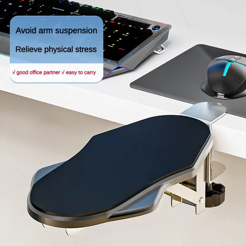 Computer Forearm Rest Ergonomic Adjustable Computer Arm Rest Metal Arm Rest Wrise Support
