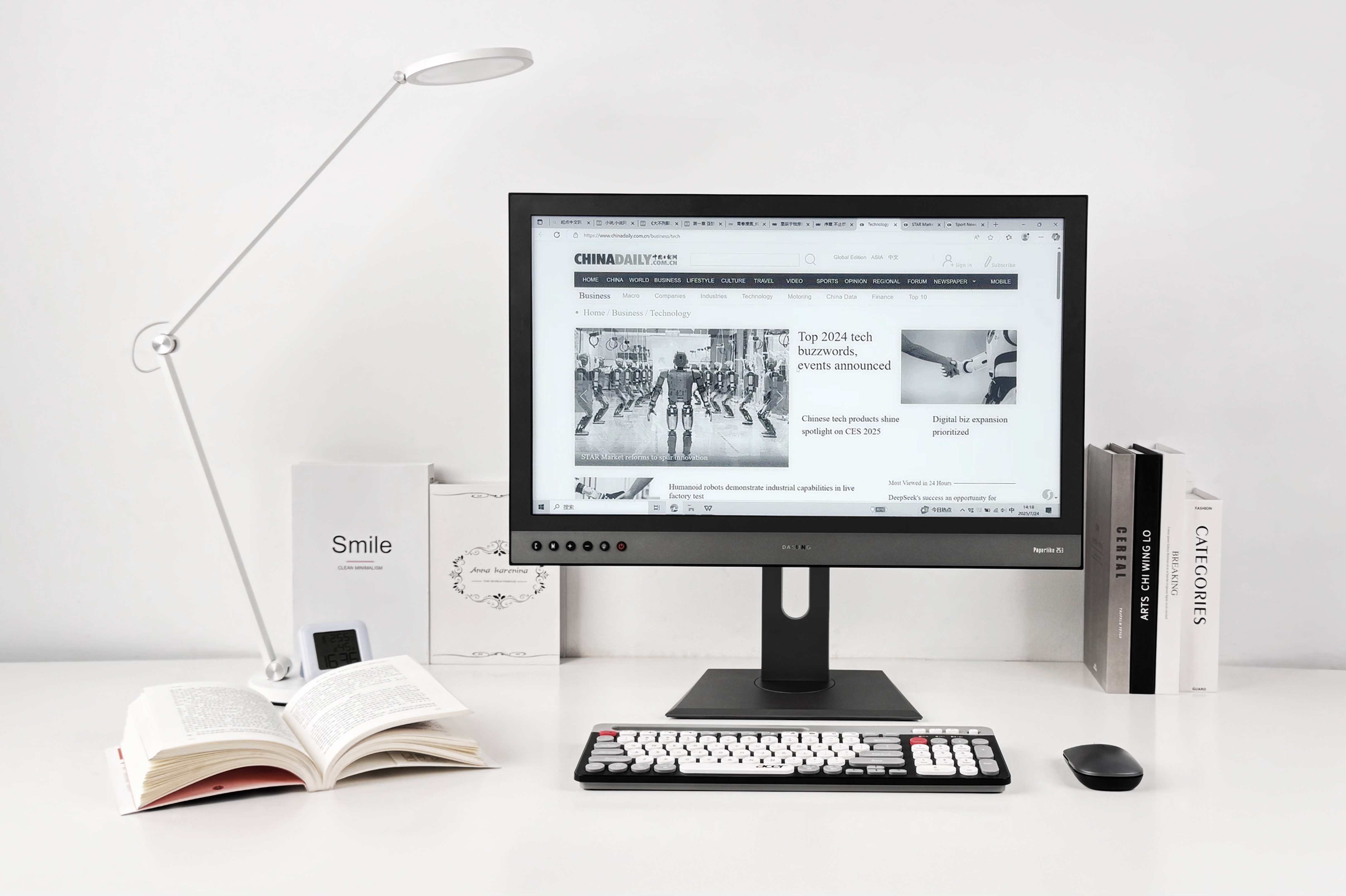 DASUNG Paperlike 253 (Revolutionary): World First Ultra-fast 50 Hz 25.3" Special Needs Computers - 6