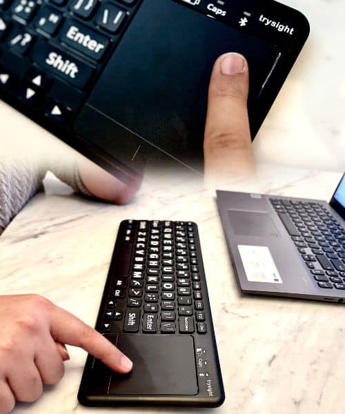 TrySight Large Print Keyboard Trysight