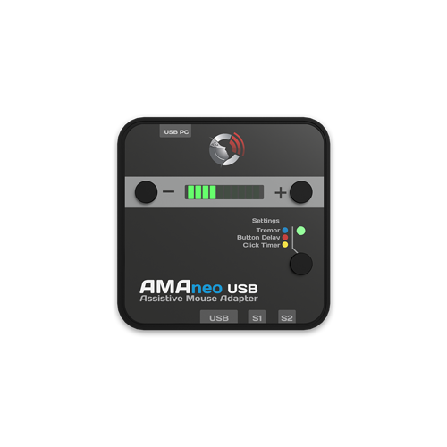 AMAneo BTi Mouse Interface for iOS devices with Tremor filter and Dwell function