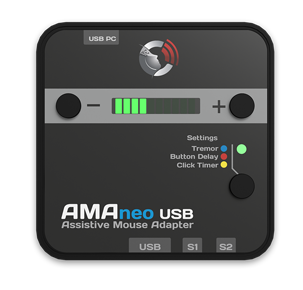 AMAneo BTi Mouse Interface for iOS devices with Tremor filter and Dwell function