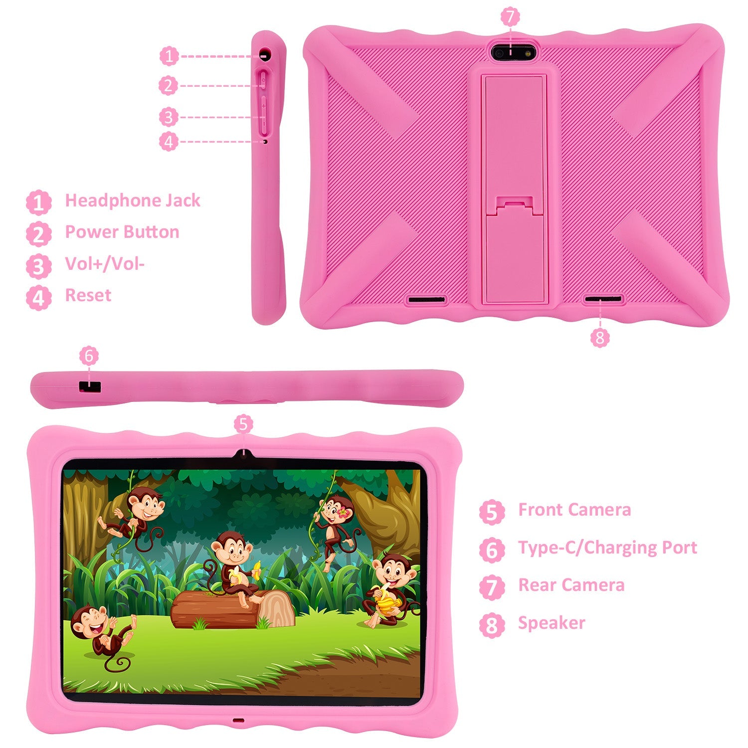 Veidoo 10 inch Kids Tablet - 3