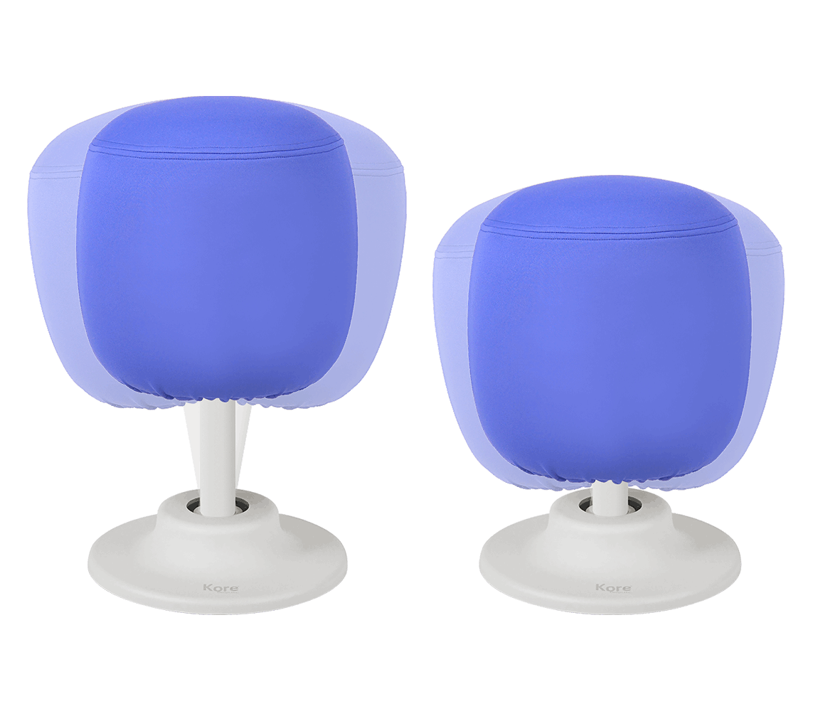 Kids Adjustable Pivot Stool Blue Sizes - 9