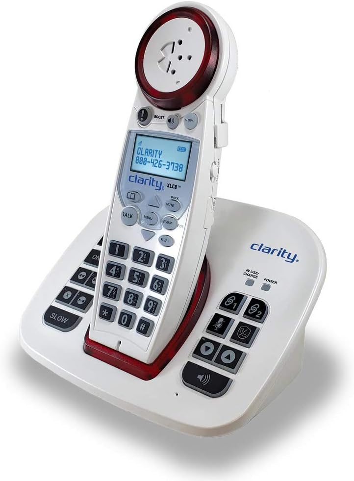CLARITY XTRA LOUD BIG BUTTON CORDLESS WITH SPEAKERPHONE AND ANSWERING MACHINE 50DB