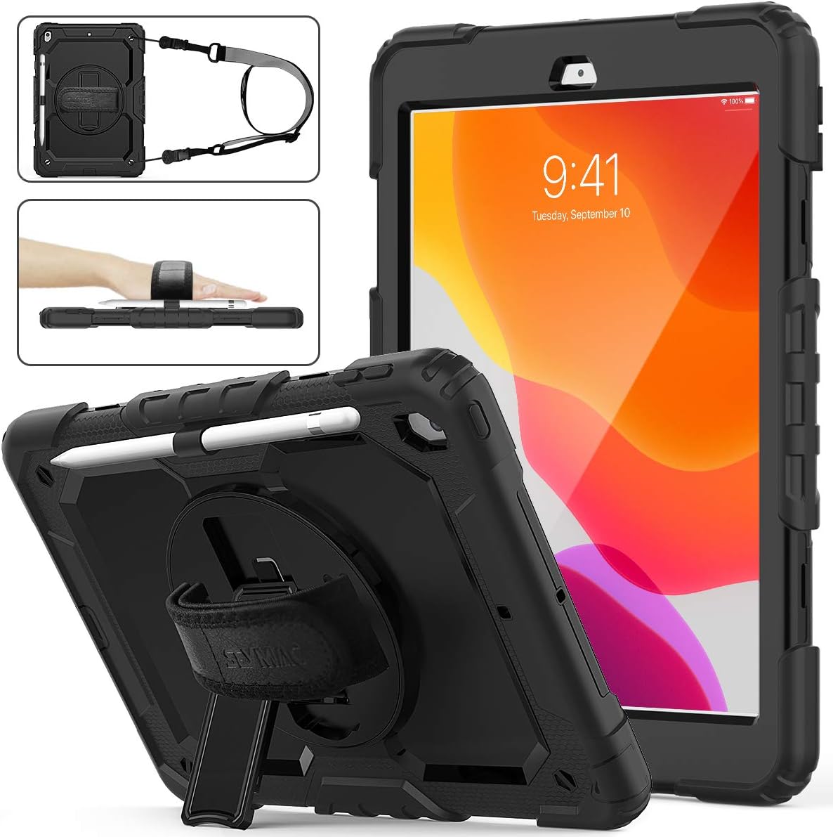 SEYMAC Case for iPad 9th/8th/7th Generation 10.2" - 1