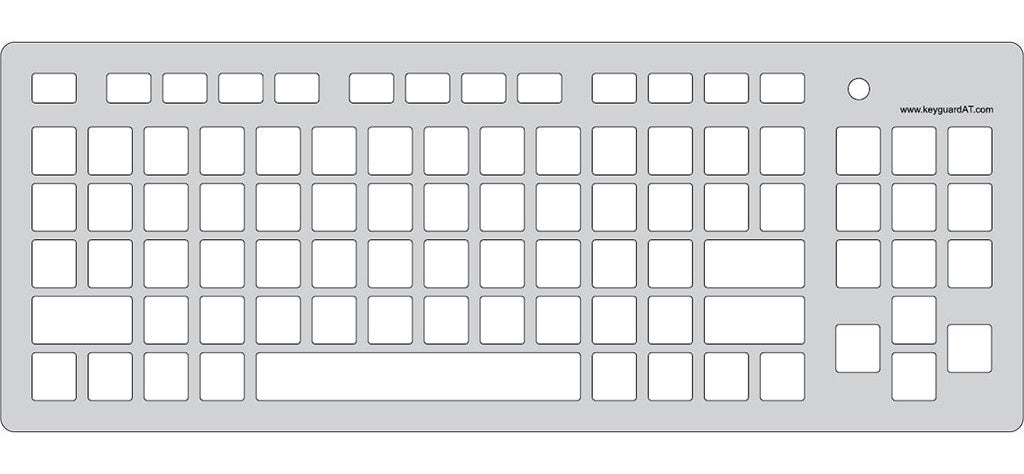 Jumbo XL Bluetooth Keyboard Keyguard
