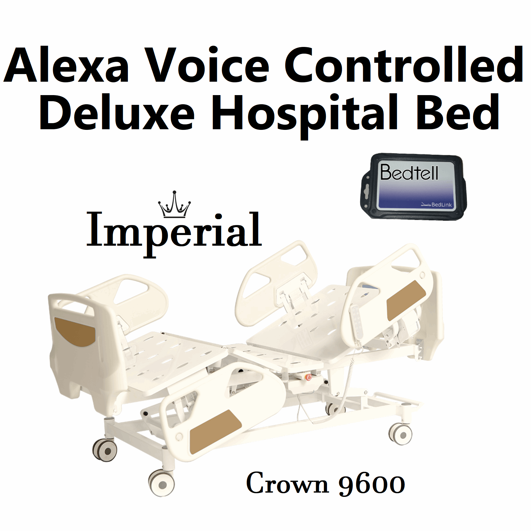 Alexa Bedtell Voice Controlled Imperial Crown 9600 Bed Special Needs Computers - 1
