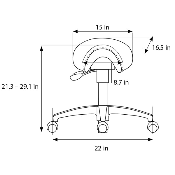 BamBasic Saddle Stool
