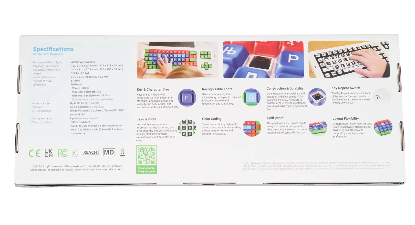 Clevy Keyboard 3 – Tri-Mode Special Needs Computers - 5