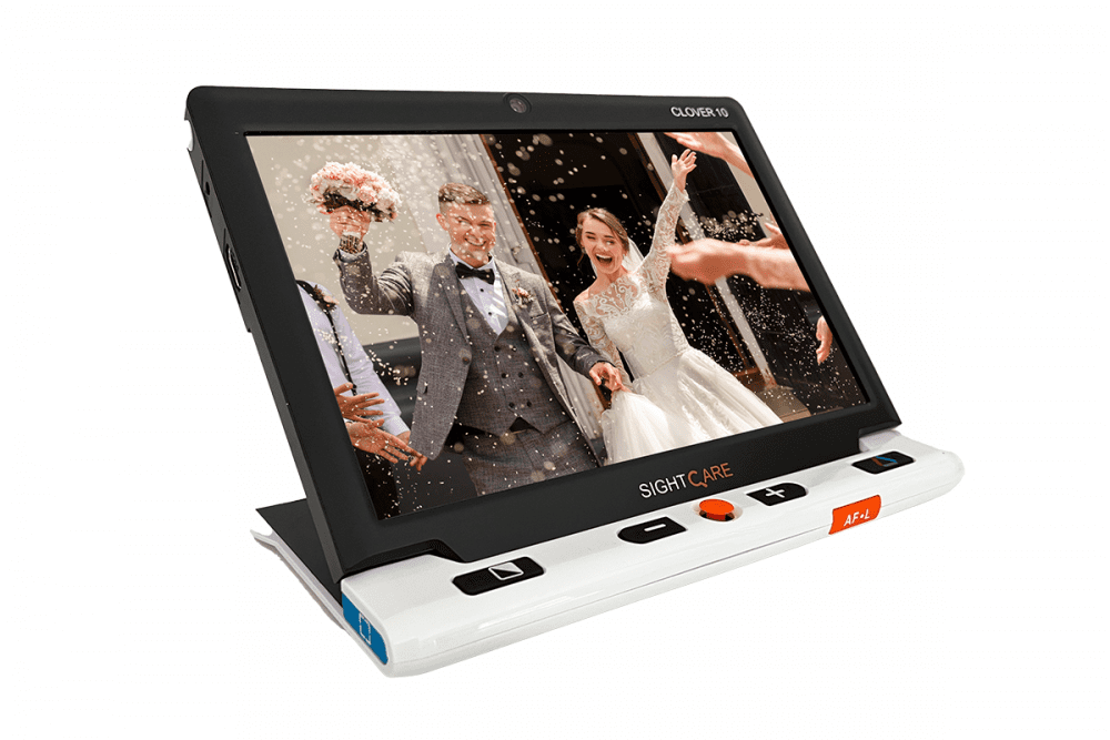Distance Video Magnifier Clover 10 HD Large Screen Magnifier with Distance and Self View