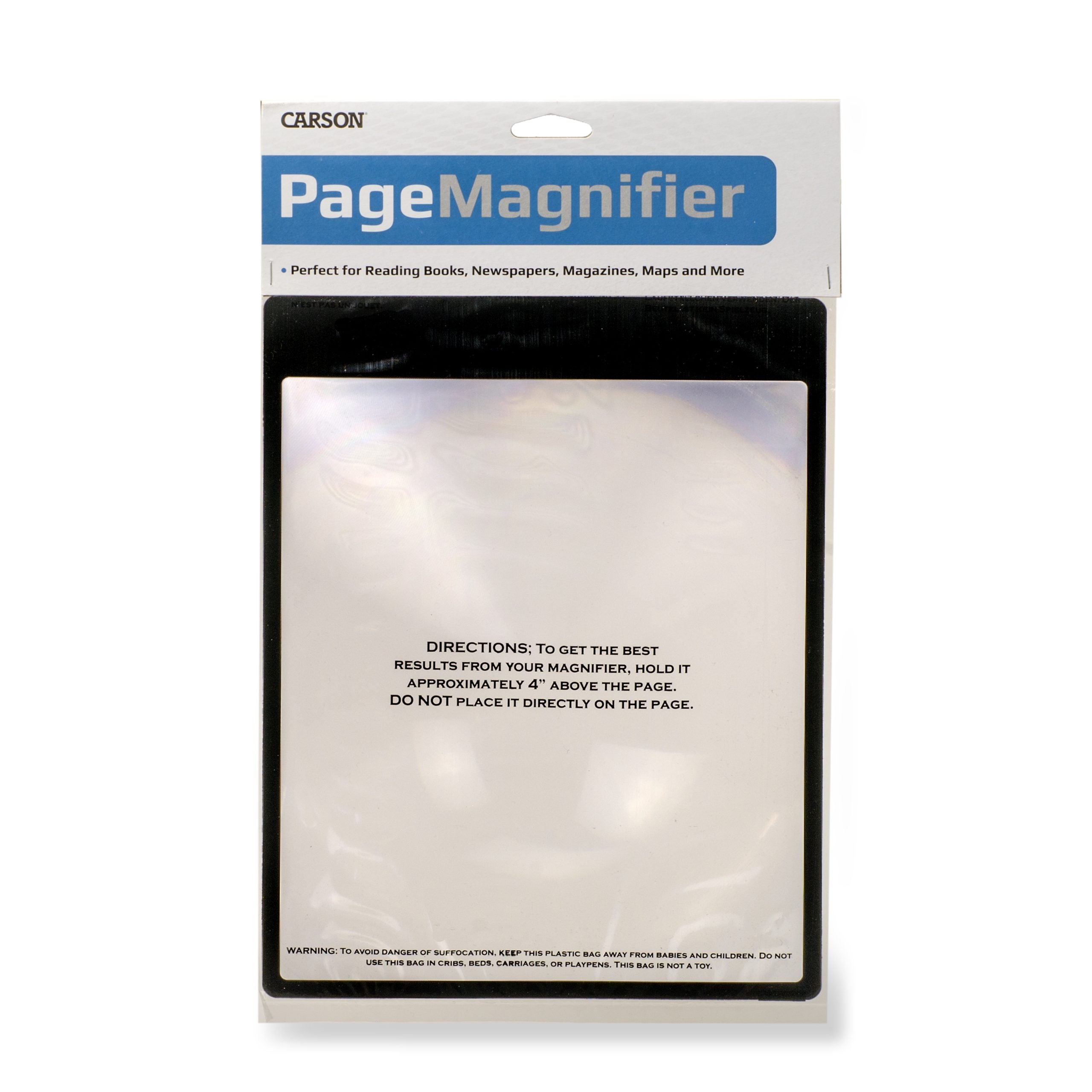MagniSheet 2x Power Flexible Fresnel Page Magnifier