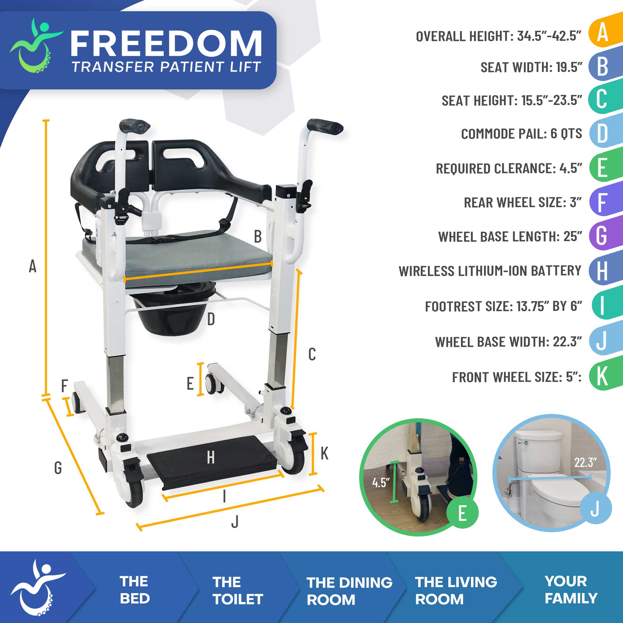 Freedom Transfer Patient Lift