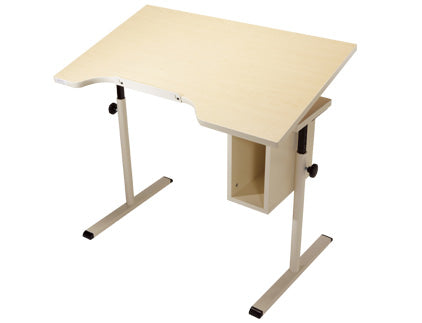 Wheelchair Adjustable Tilt Student Desk with Storage