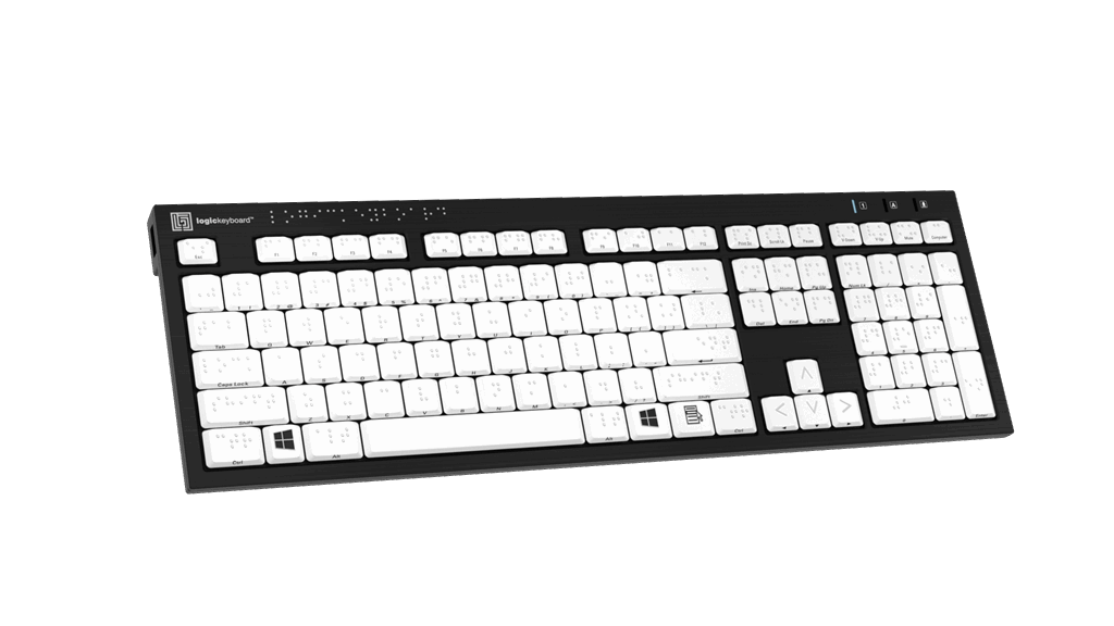 Braille NERO Slimline Keyboard – Windows American English - LKB-BRAILLE-BJPU - 3