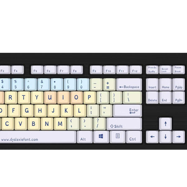 Dyslexie NERO Slimline Keyboard – Windows American English