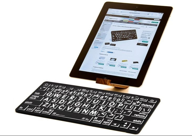 LargePrint Mac Bluetooth Mini Keyboard - American English  Special Needs Computers - 6