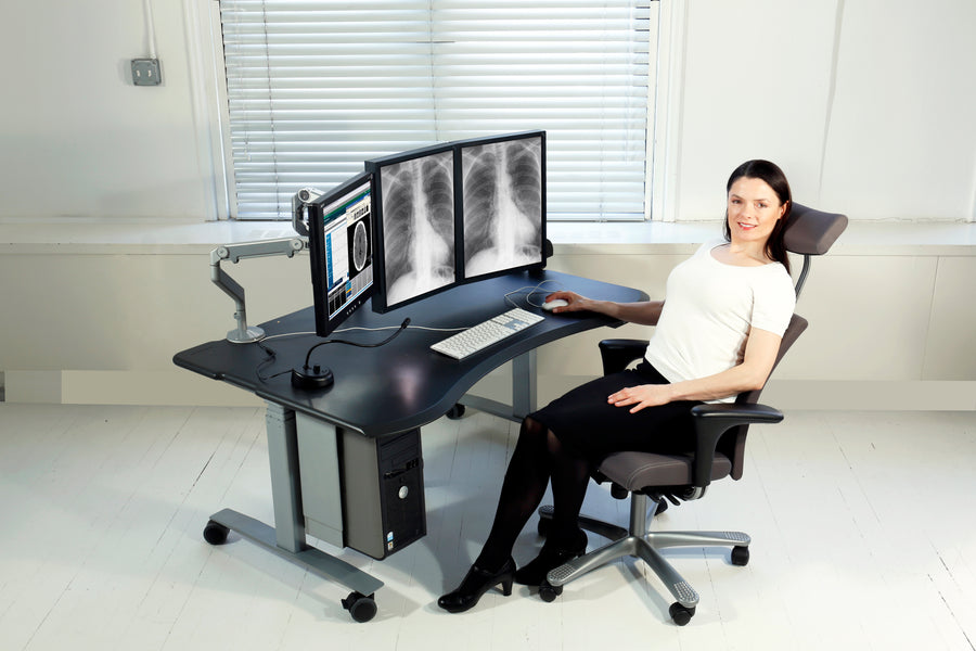 Level 2Plus - PACS Radiology Workstation Desk - 2