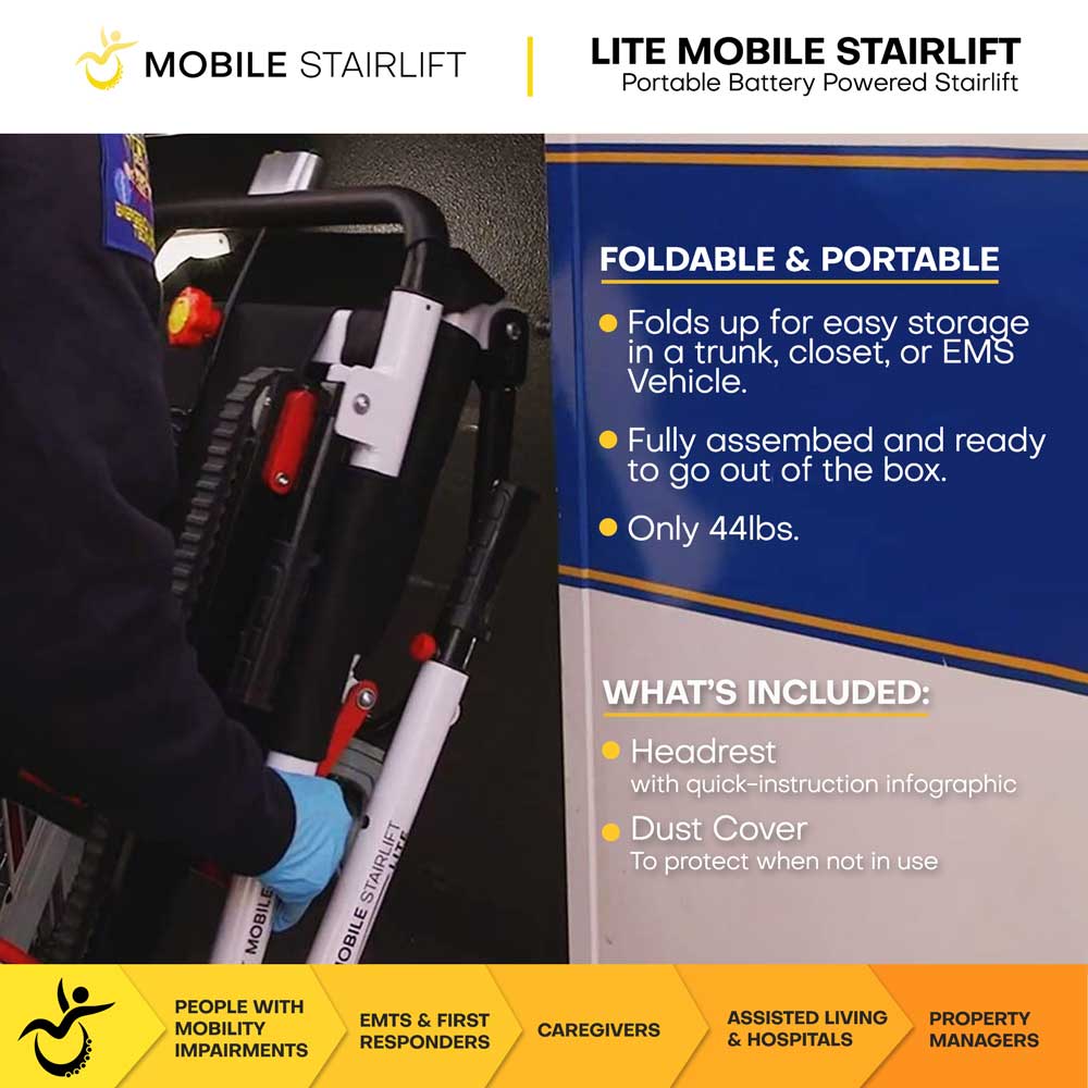 LITE Mobile Stairlift foldable