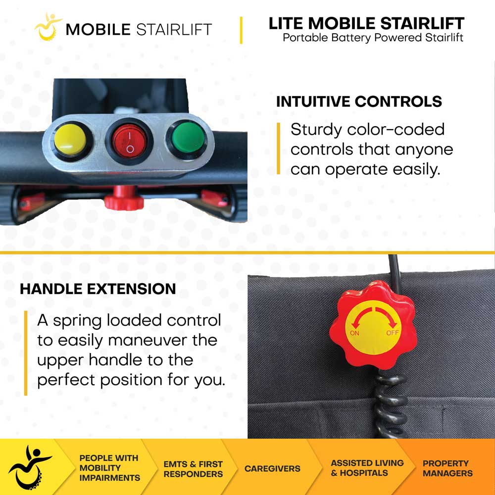 LITE Mobile Stairlift controls