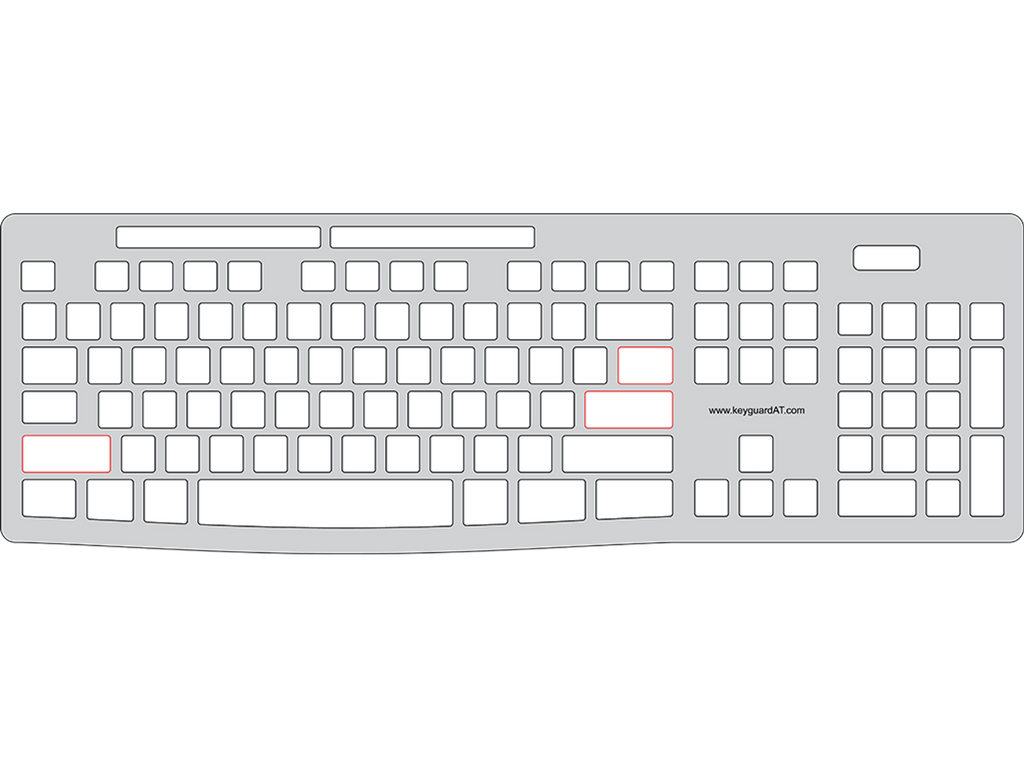 Logitech K270 Wireless Keyboard Keyguard (#555)