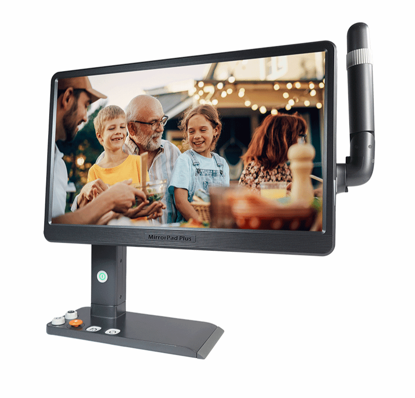 MirrorPad PLUS - 3-in-1 Magnifier + Device Viewer Special Needs Computers - 2