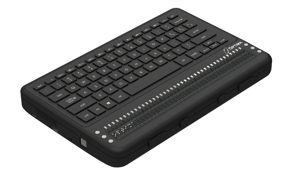 Optima All-in-one Braille laptop computer