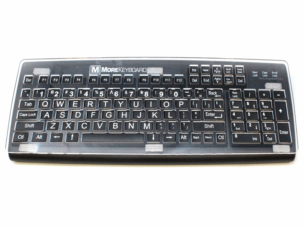Large Print Keyboard Keyguards KeyguardAT