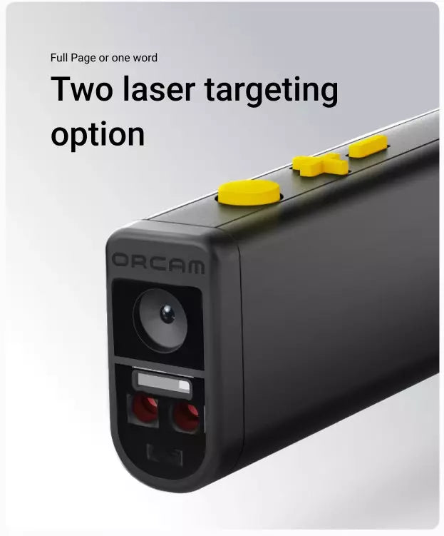 OrCam Read 3 two laser targeting