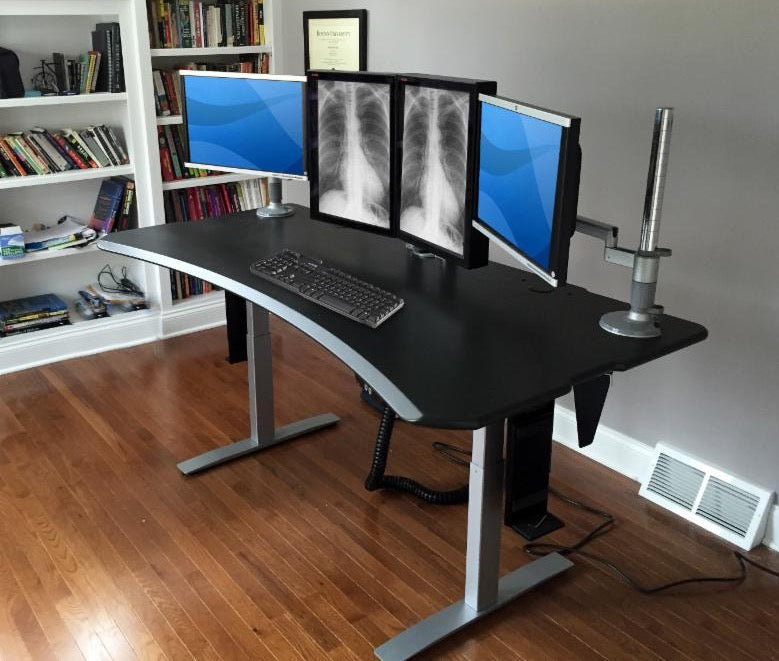 Level 2Plus - PACS Radiology Workstation Desk - 1