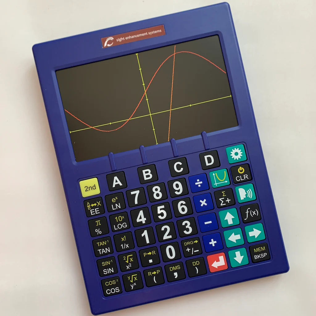 SciPlus-3500 Graphing Scientific Calculator with Speech Blue