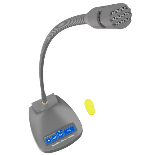 SpeechWare TBK1 1-in-1 TableMike USB Gooseneck Microphone with a proprietary Speech Equalizer and Push-to-Lock button - 3