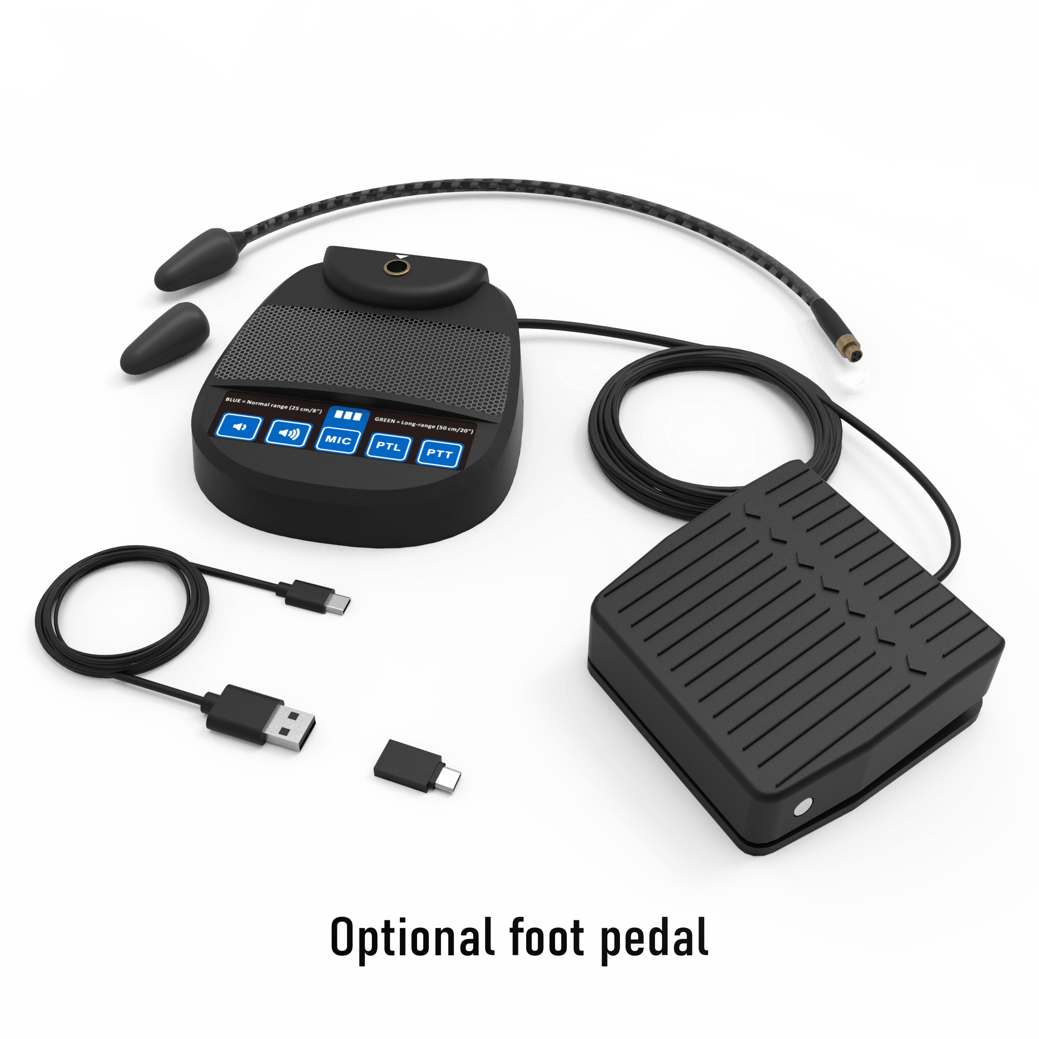 SpeechWare USB 6-in-1 TableMike with Speech Equalizer - 6