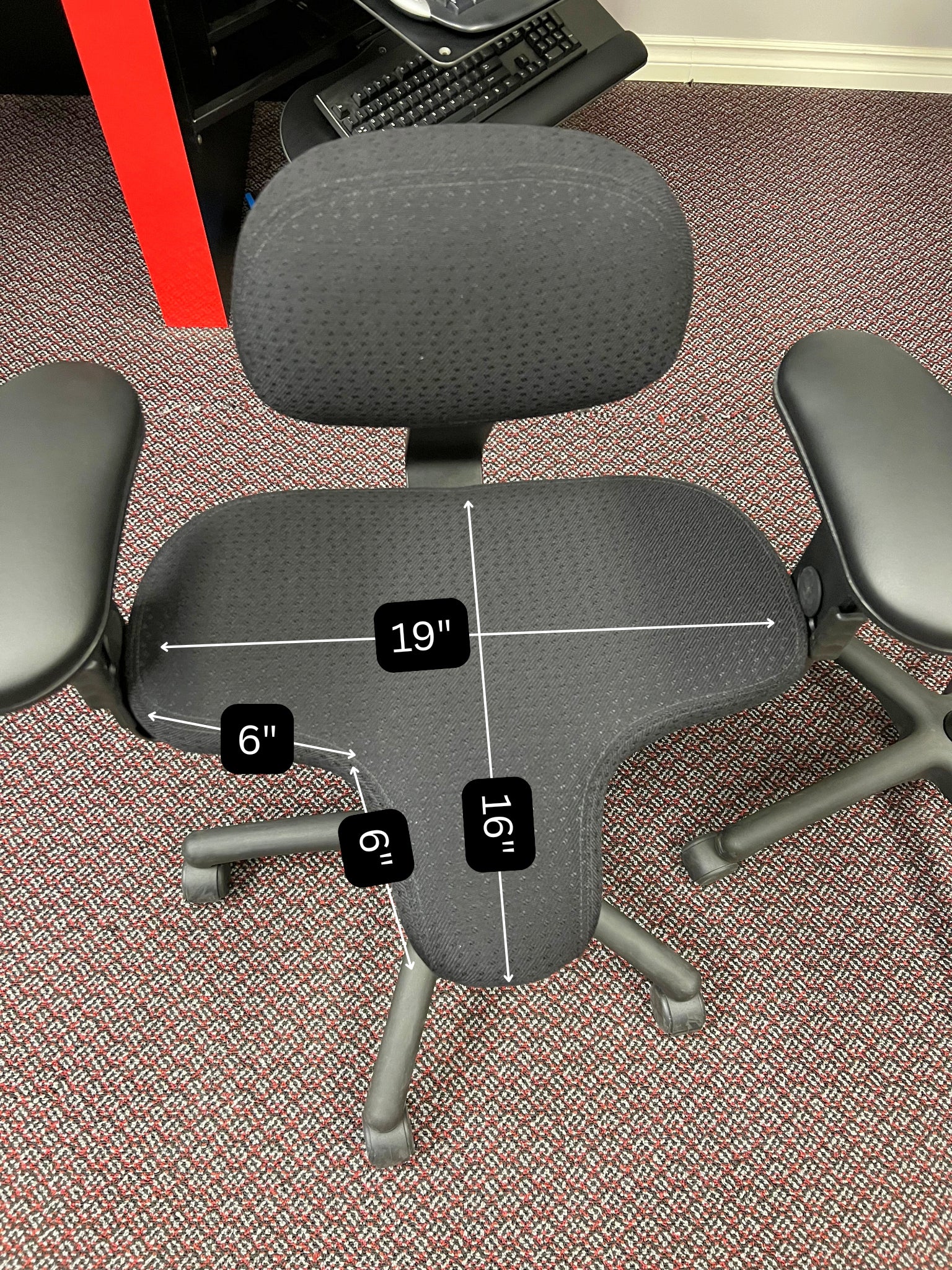 SpineSaver T Saddle Chair dimensions Special Needs Computers