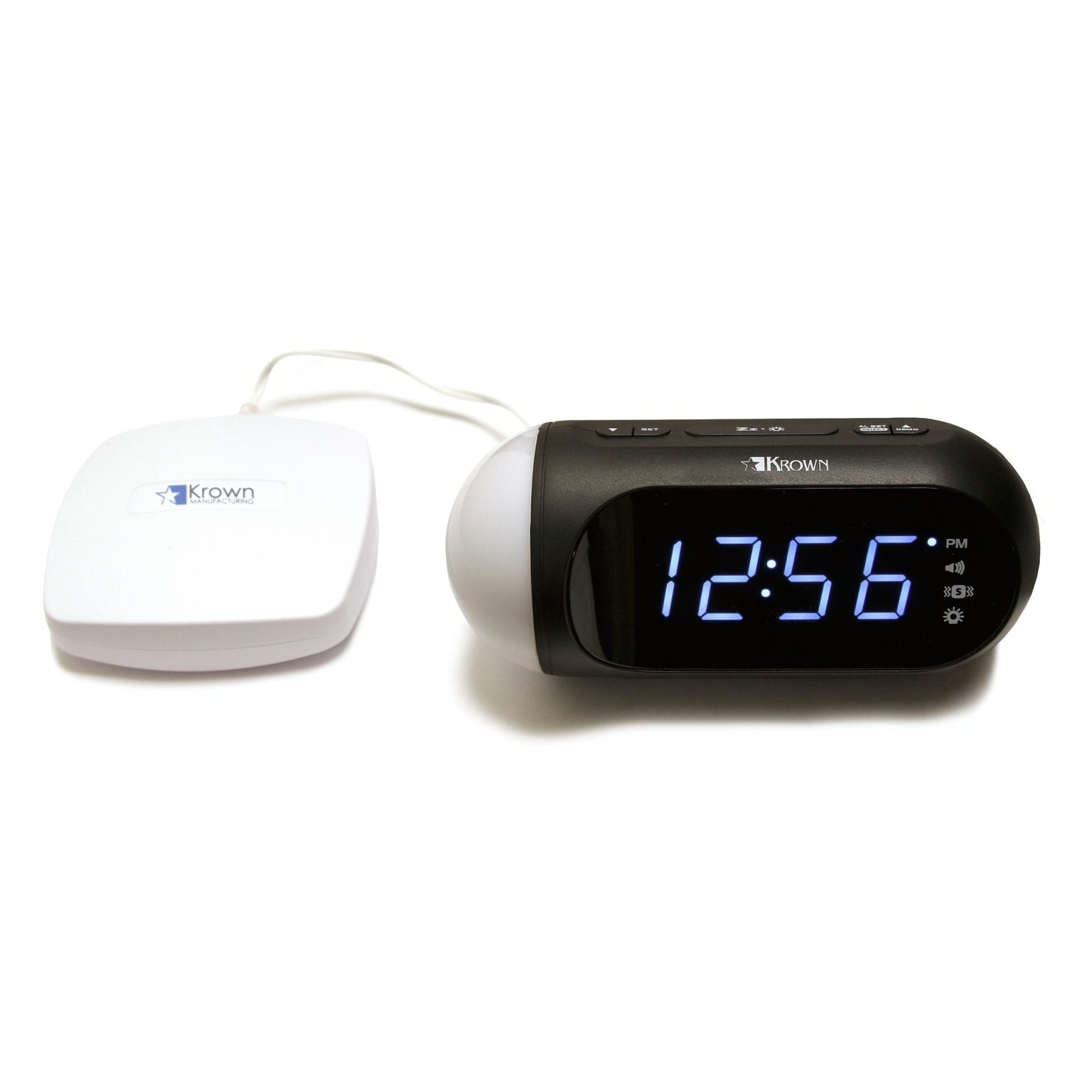 VibeAlert™ Alarm Clock with Bed Shaker