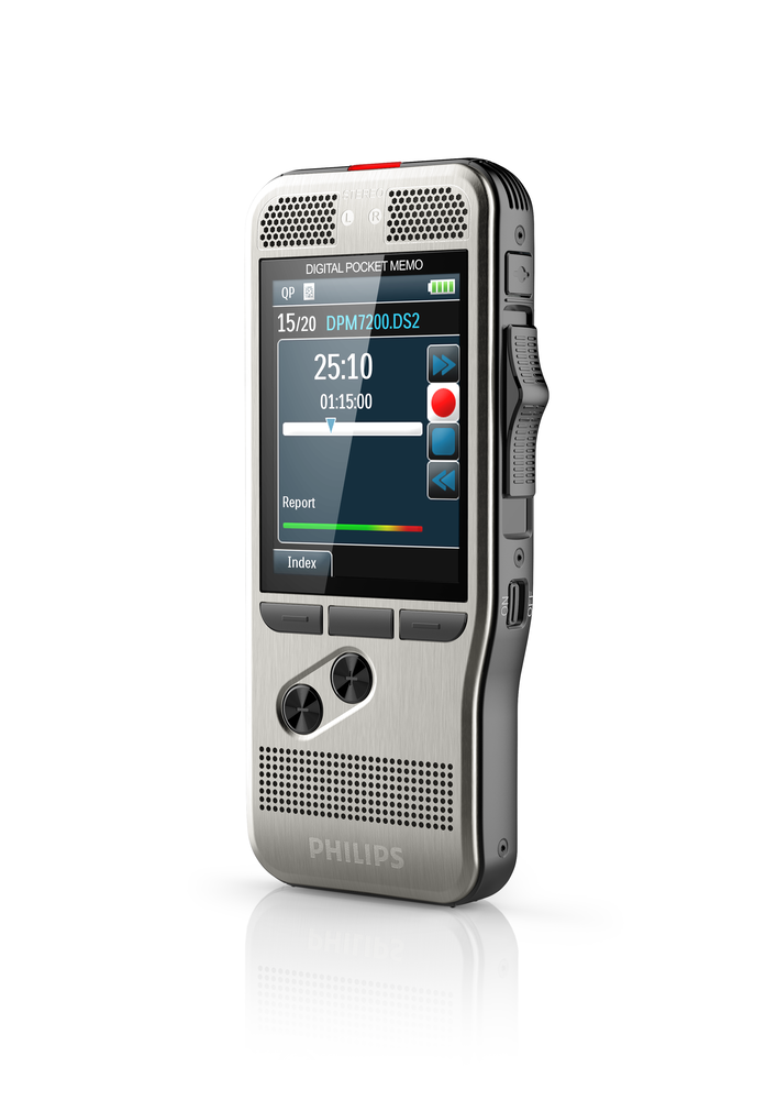 Philips Pocket Memo DPM7000 with SpeechExec Software (2 Year License)
