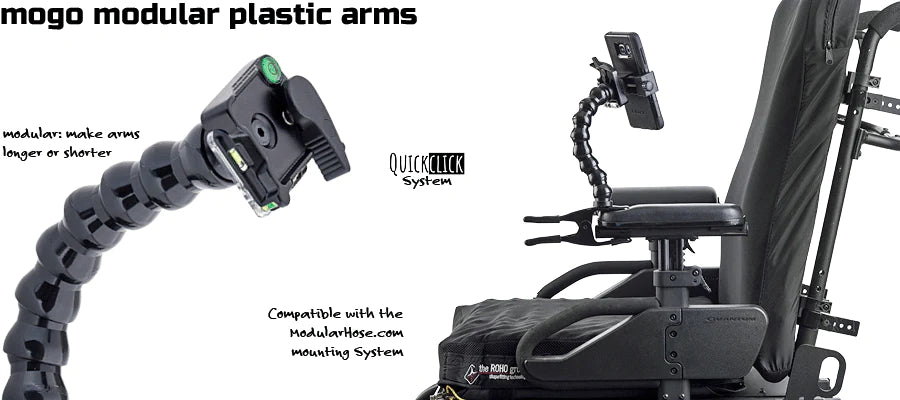 Mogo Dual Modular Plastic Arm with QuickClick