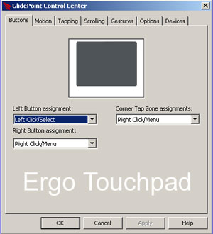 Buttons Touchpad
