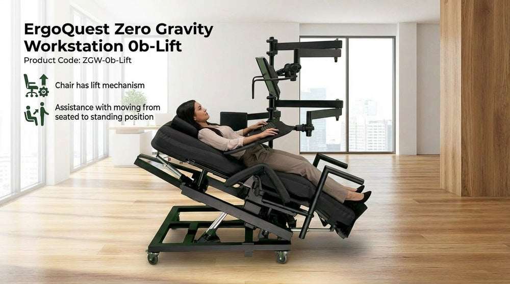 Zero Gravity Workstation 0b-Lift Special Needs Computers - 4
