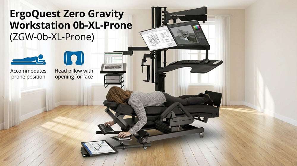 Zero Gravity Chair Workstation - 0b-XL-Prone Special Needs Computers - 4