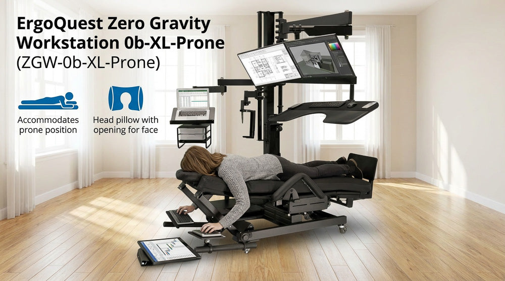 Zero Gravity Chair Workstation - 0b-XL-Prone Special Needs Computers - 4