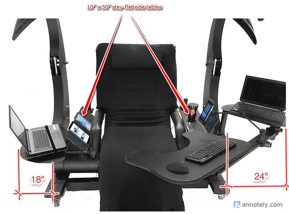 Zero Gravity Workstation Ultimate Special Needs Computers - Dimensions 3