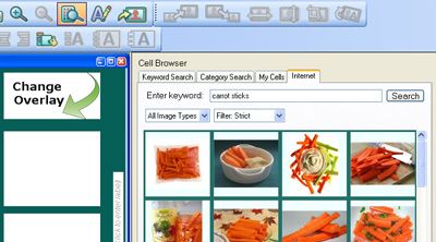 GoTalk Overlay Software food