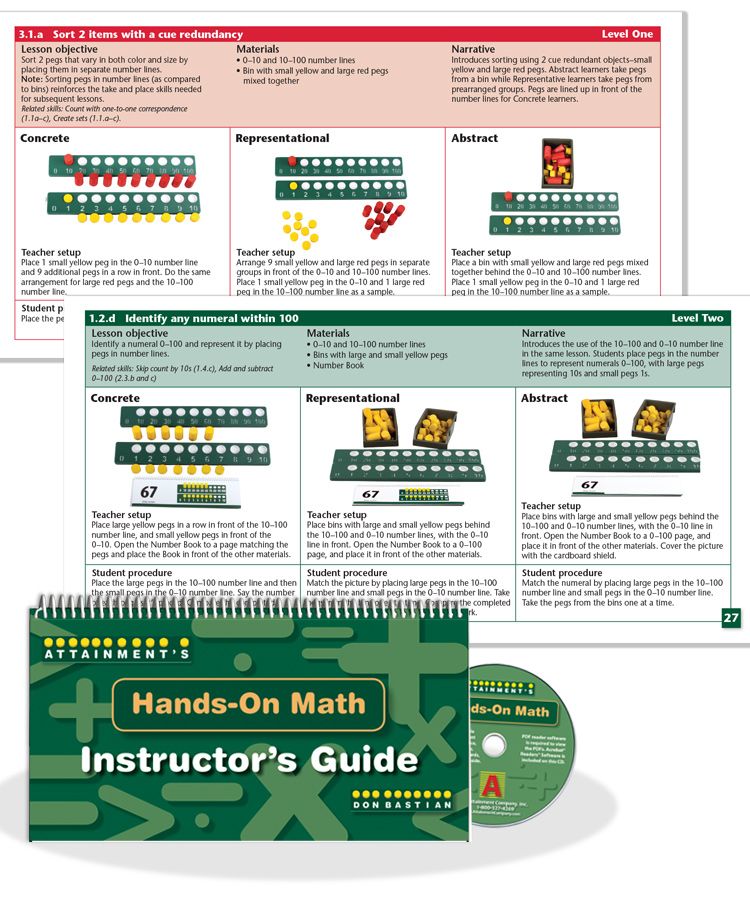 Hands-On Math Instructor's Guide