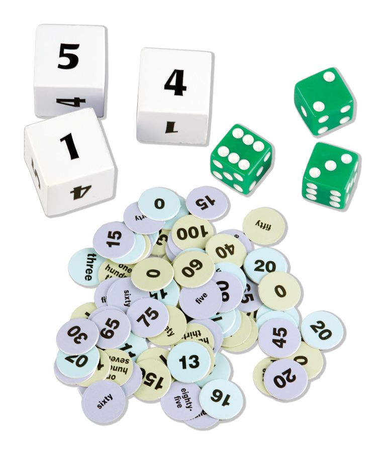 Hands-On Math Dice and Numbers