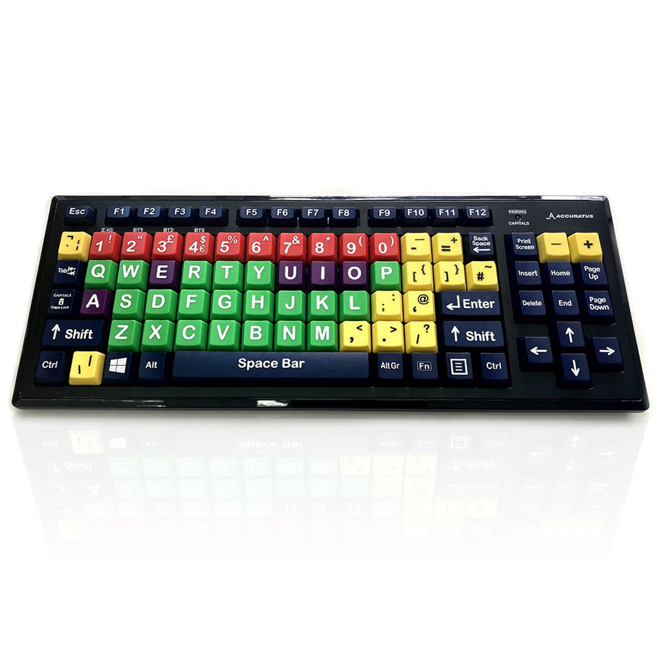 Jumbo XL Keyboard - Colored Uppercase